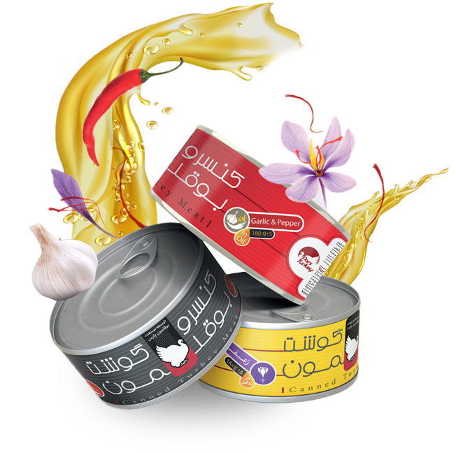 کنسرو گوشت بوقلمون