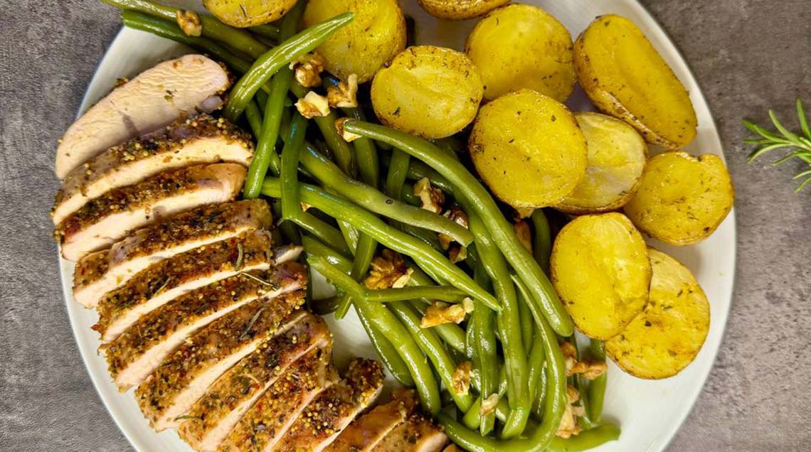 فیله بوقلمون تنوری