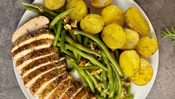 فیله بوقلمون تنوری